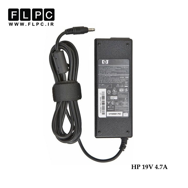 آداپتور لپ تاپ اچ پی HP 19V 4.7A Bullet Org _4.8*1.7 سرریز