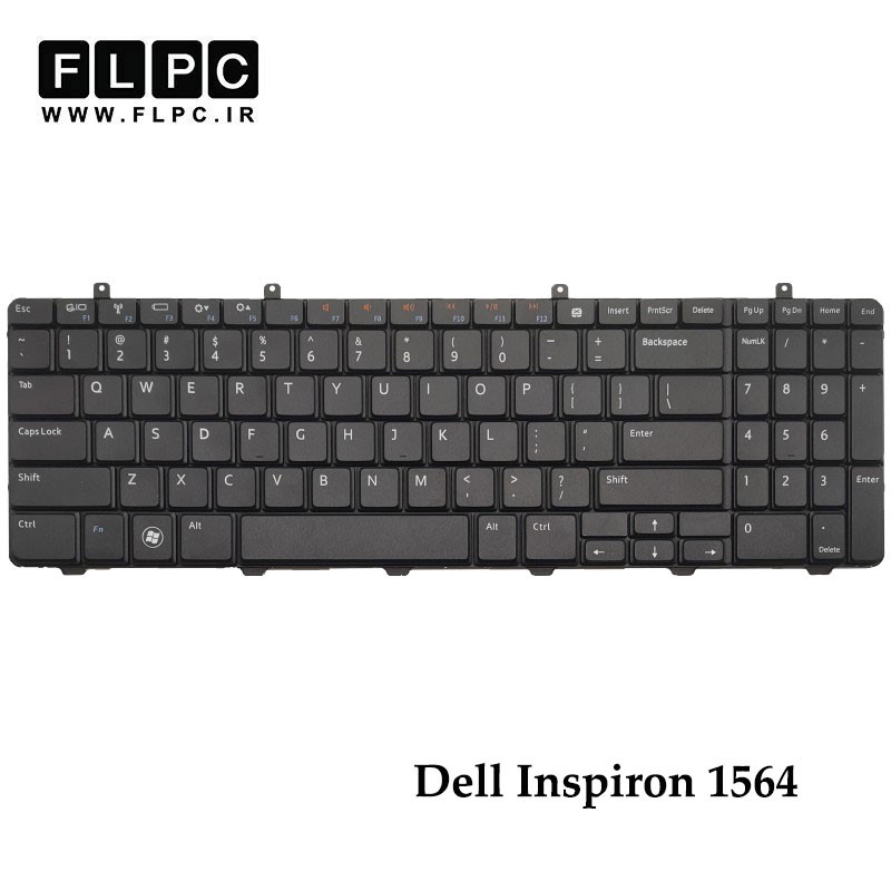 کیبورد لپ تاپ دل Dell Inspiron 1564 مشکی