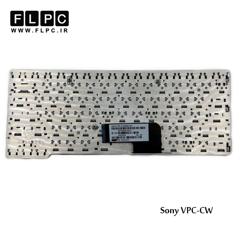 کیبورد لپ تاپ سونی Sony Laptop Keyboard VPC-CW سفید-اینتر کوچک-بدون فریم