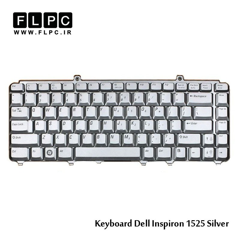 کیبورد لپ تاپ دل 1525 نقره ای Dell Inspiron 1525 Laptop Keyboard