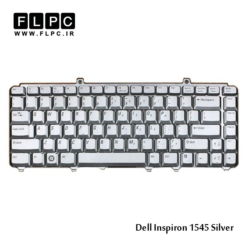 کیبورد لپ تاپ دل Dell laptop keyboard Inspiron 1545-Silver
