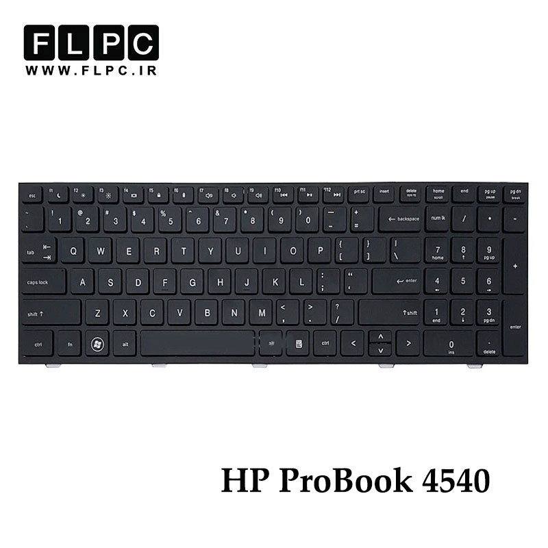 کیبورد لپ تاپ اچ پی HP Probook 4540 مشکی- بافریم