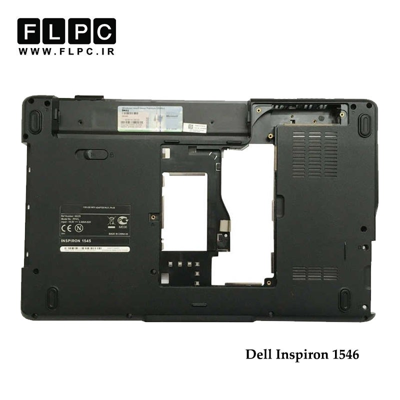 قاب کف لپ تاپ دل Dell Inspiron 1546 Laptop Bottom Case _Cover D مشکی