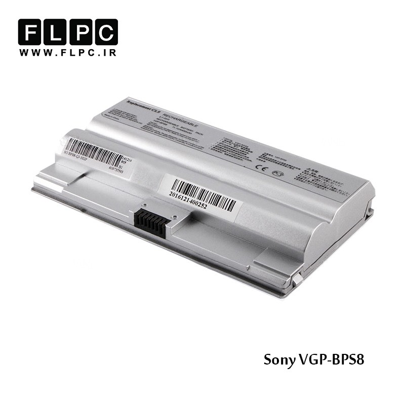 باطری لپ تاپ سونی Sony battery VGP-BPS8 Silver - 6cell 