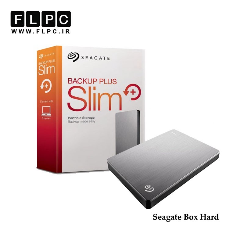باکس هارد سیگیت مدل Backup Plus Slim مشکی Seagate Laptop Hard Box 2.5inch USB3