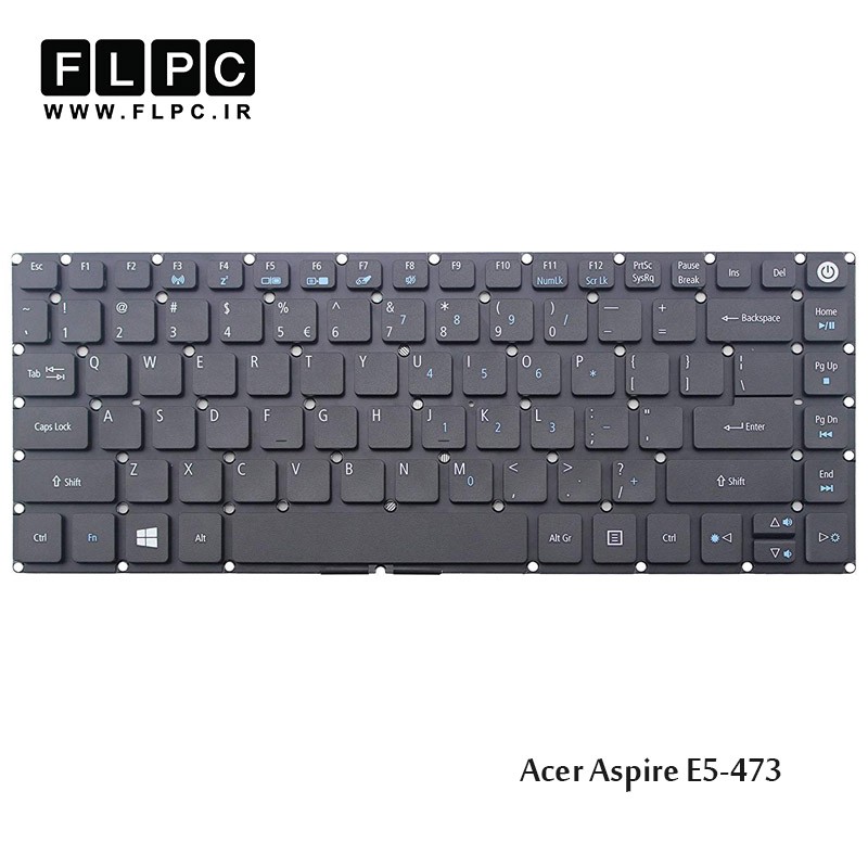کیبورد لپ تاپ ایسر E5-473 مشکی Acer Aspire E5-473 Laptop Keyboard