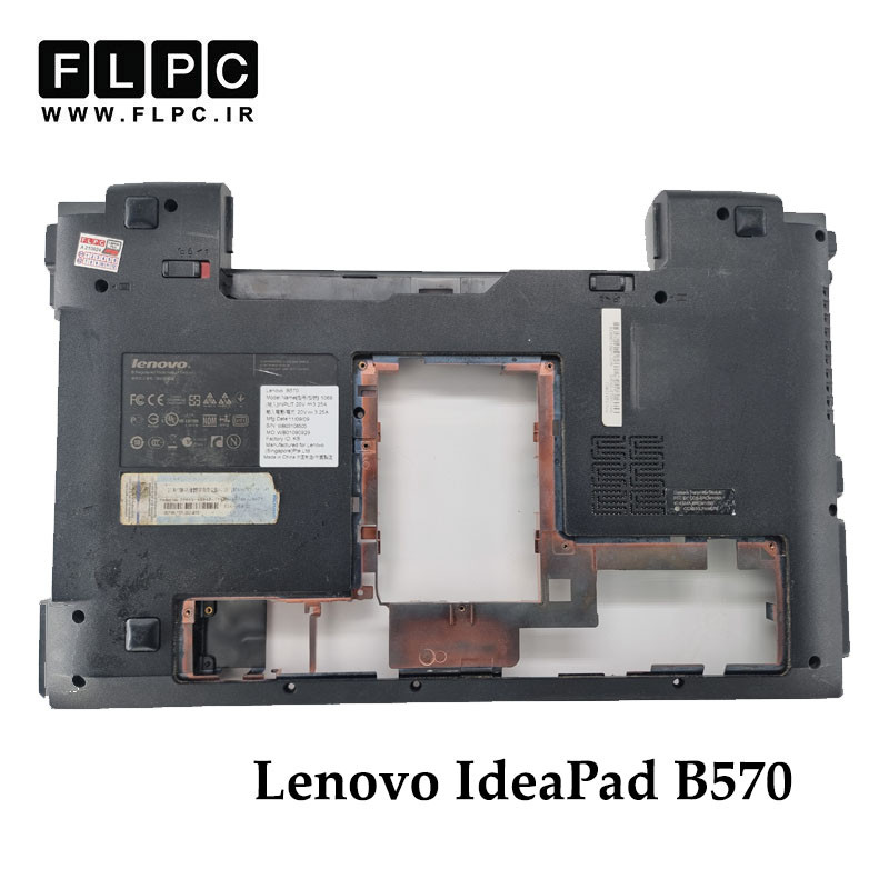 قاب کف لپ تاپ لنوو Lenovo IdeaPad B570 _Cover D مشکی- دست دوم