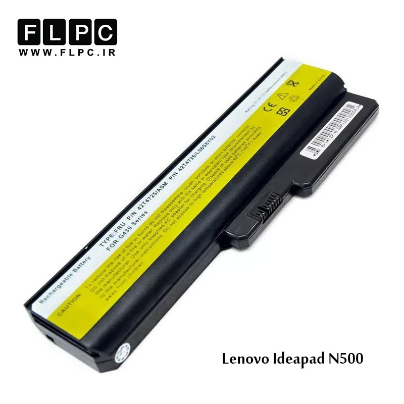 باطری لپ تاپ لنوو N500 مشکی Lenovo Ideapad N500 Laptop Battery - 6cell