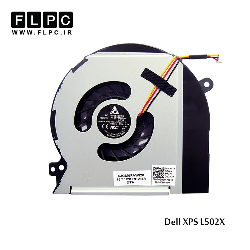 فن لپ تاپ دل Dell XPS L502X Laptop CPU Fan _Type1