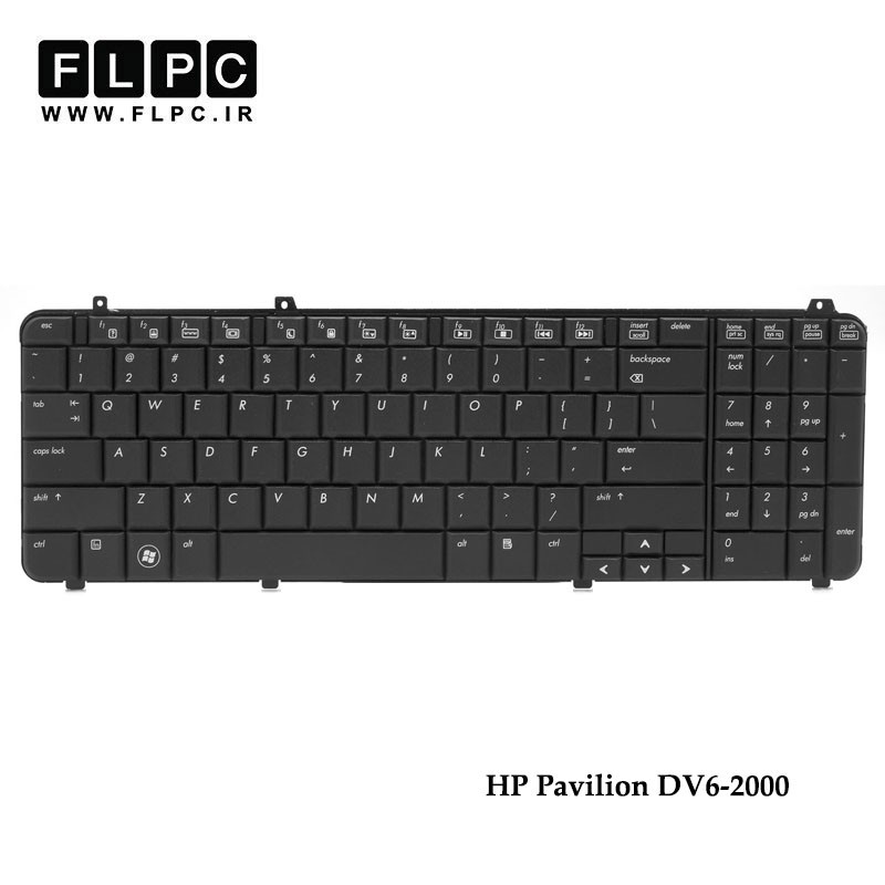 کیبورد لپ تاپ اچ پی DV6-2000 مشکی HP Pavilion DV6-2000 Laptop Keyboard