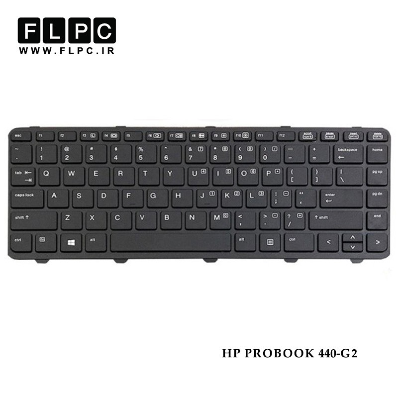 کیبورد لپ تاپ اچ پی HP ProBook 440-G2 فلت سمت راست با سه جاپیچ