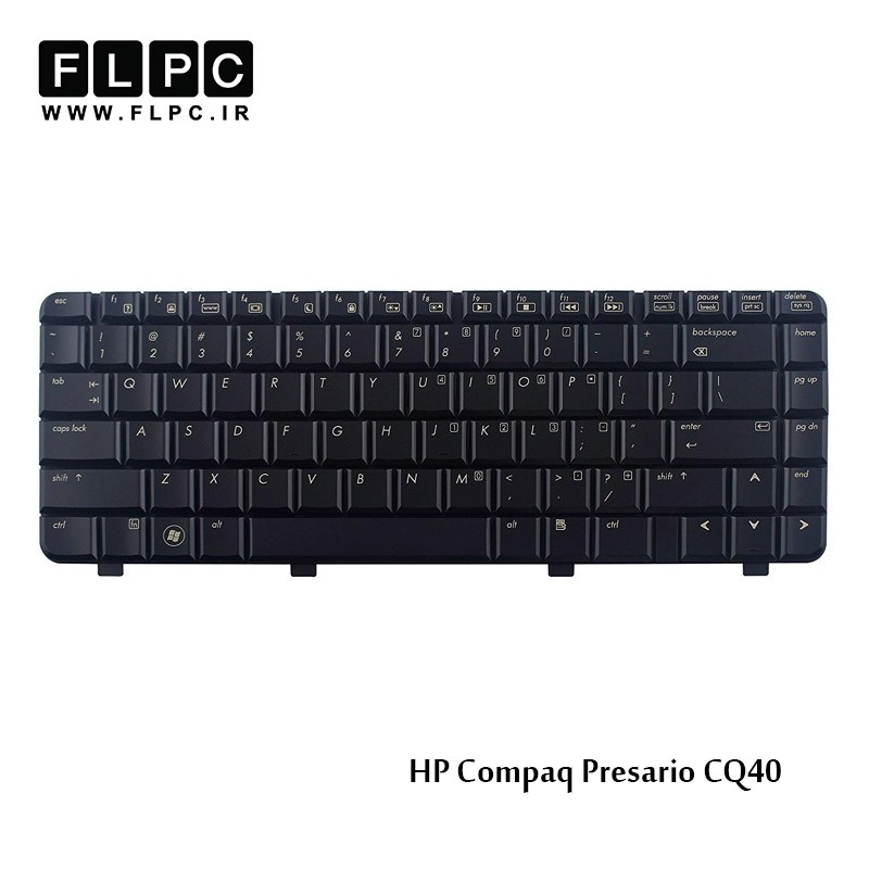 کیبورد لپ تاپ اچ پی مشکی HP laptop keyboard Compaq Presario CQ40 Black