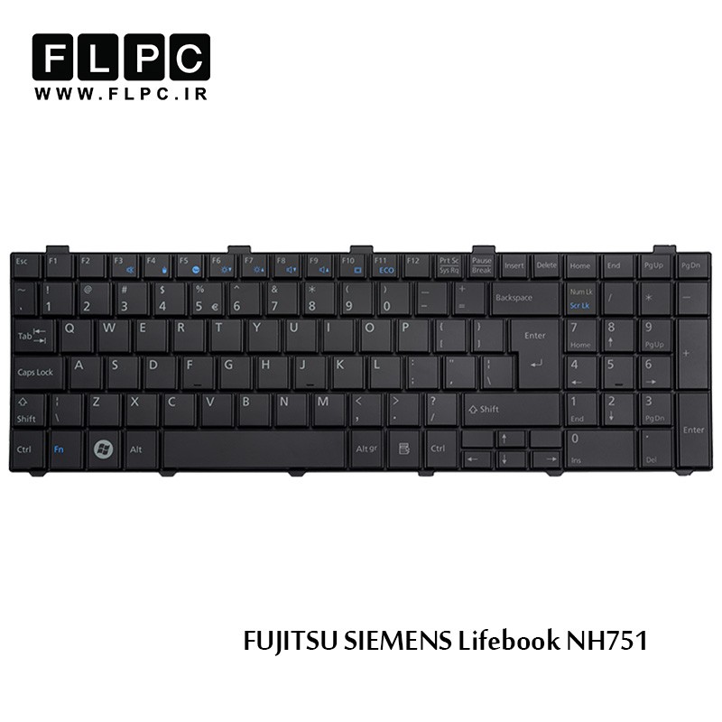 کیبورد لپ تاپ فوجیتسو Fujitsu laptop keyboard Lifebook NH751