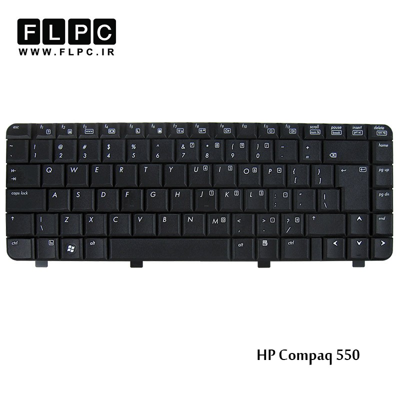 کیبورد لپ تاپ اچ پی HP Laptop Keyboard Compaq 550 مشکی