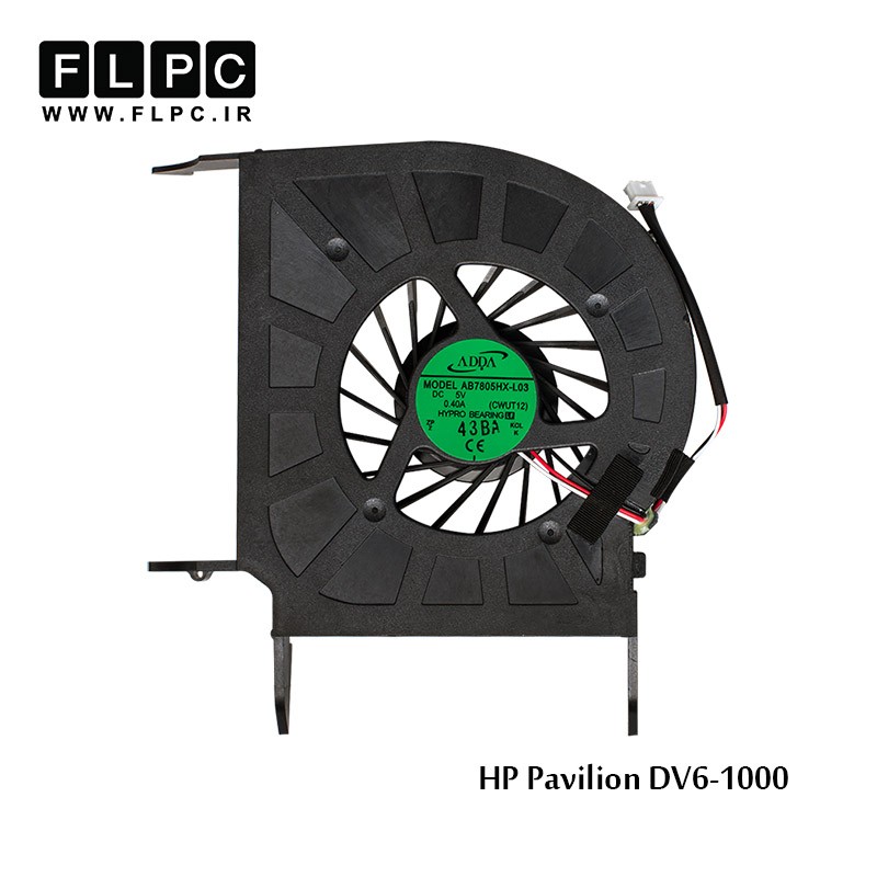 فن لپ تاپ اچ پی DV6-1000 دو خروجی هوا HP Pavilion DV6-1000 Laptop CPU Fan _intel