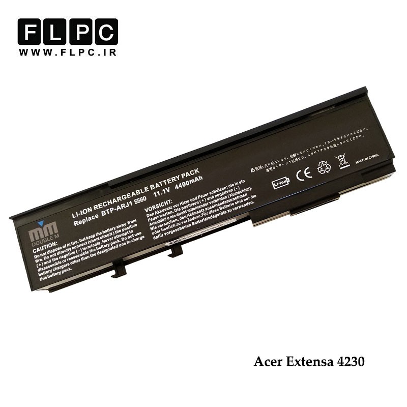 باطری لپ تاپ ایسر 4230 برند M&M مشکی Acer Extensa 4230 Laptop Battery - 6cell
