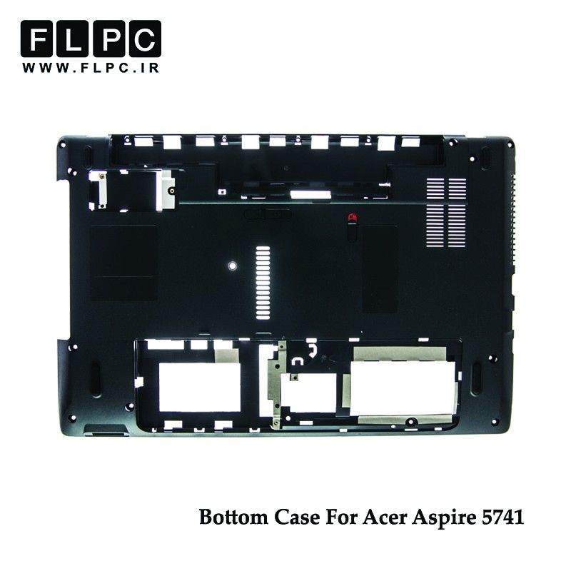قاب کف لپ تاپ ایسر Acer Aspire 5741 Laptop Bottom Case _Cover D مشکی - رم ریدر سمت راست
