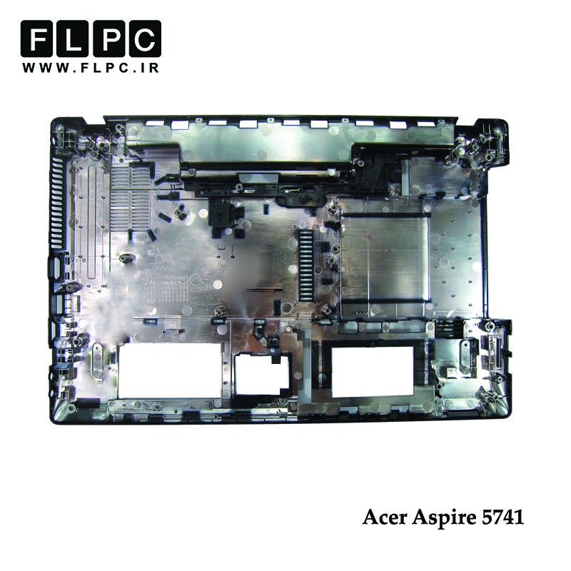 قاب کف لپ تاپ ایسر Acer Aspire 5741 Laptop Bottom Case _Cover D مشکی - رم ریدر سمت راست
