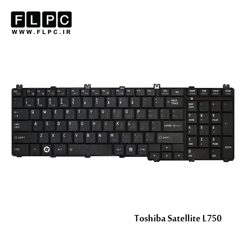 کیبورد لپ تاپ توشیبا Toshiba Laptop Keyboard Satellite l750