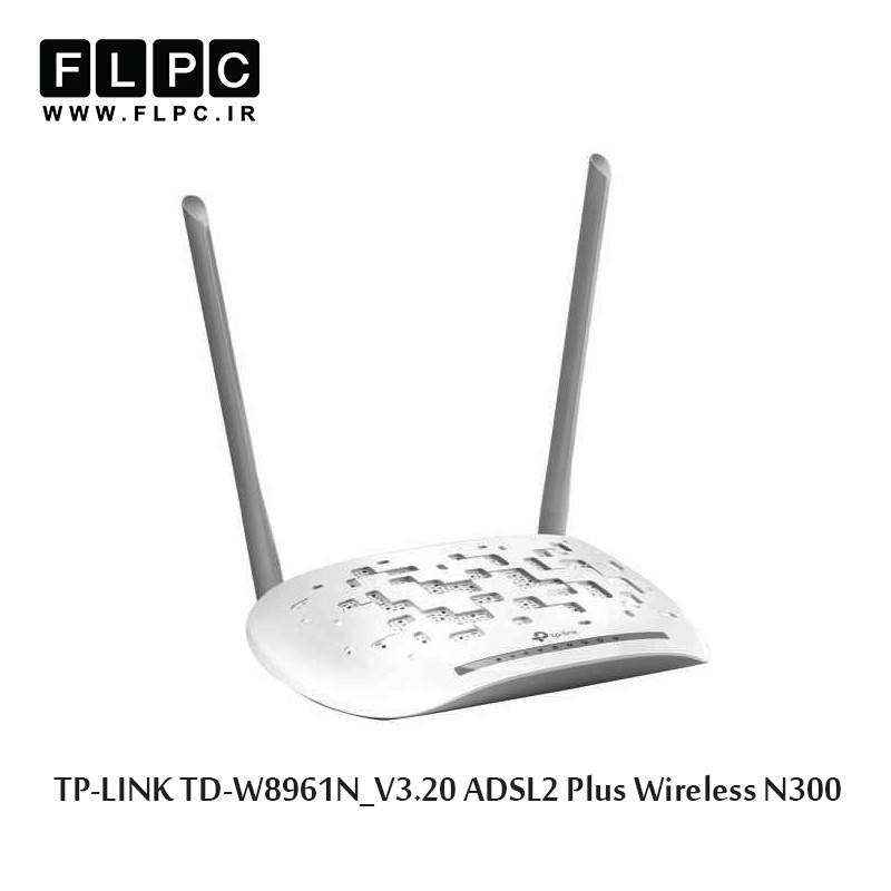 مودم روتر ADSL2 Plus بی سیم N300 تی پی-لینک مدل TD-W8961N_V3.20