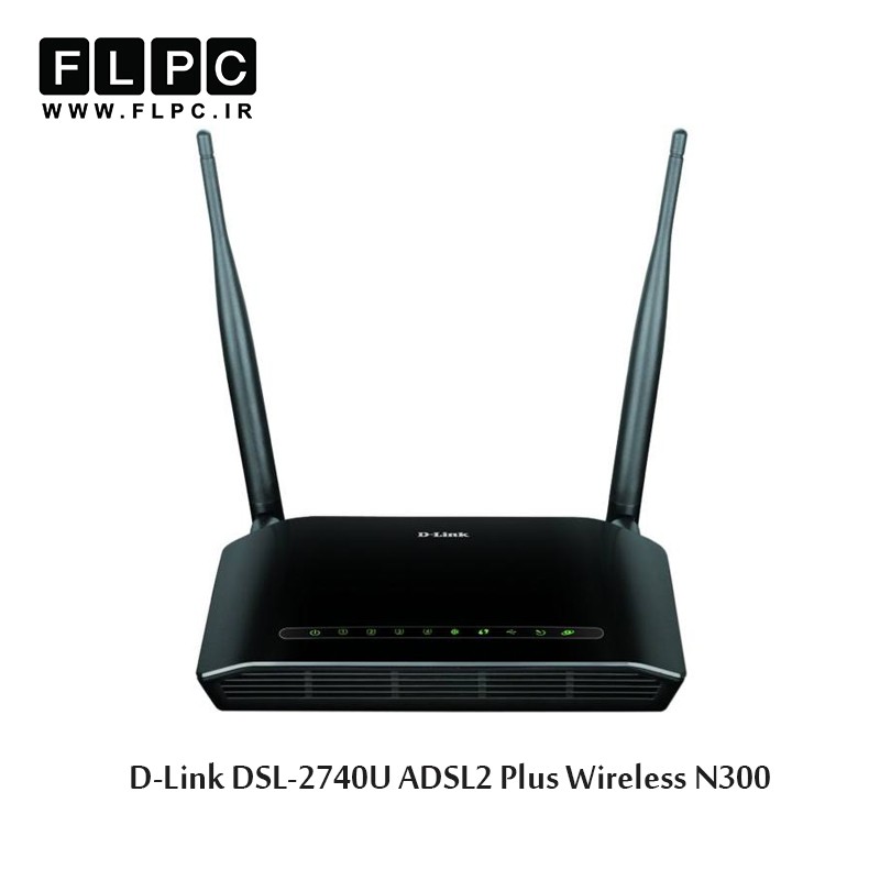 مودم روتر ADSL2 Plus بی سیم N300 دی-لینک مدل DSL-2740U