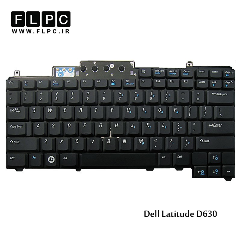 کیبورد لپ تاپ دل D630 بدون موس Dell Latitude D630 Laptop Keyboard