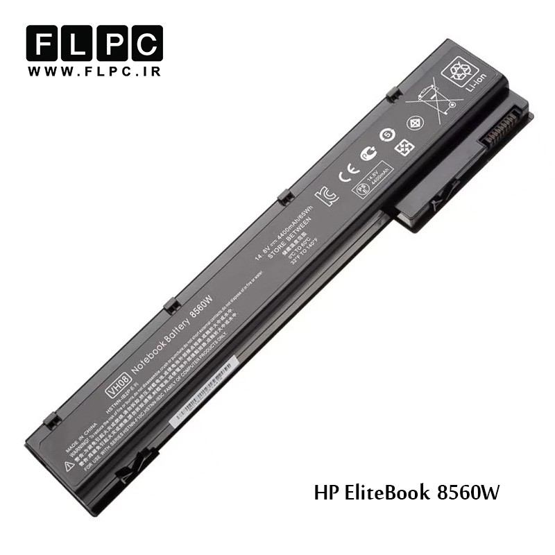 باطری لپ تاپ اچ پی HP Elitebook 8560W Laptop Battery _6cell