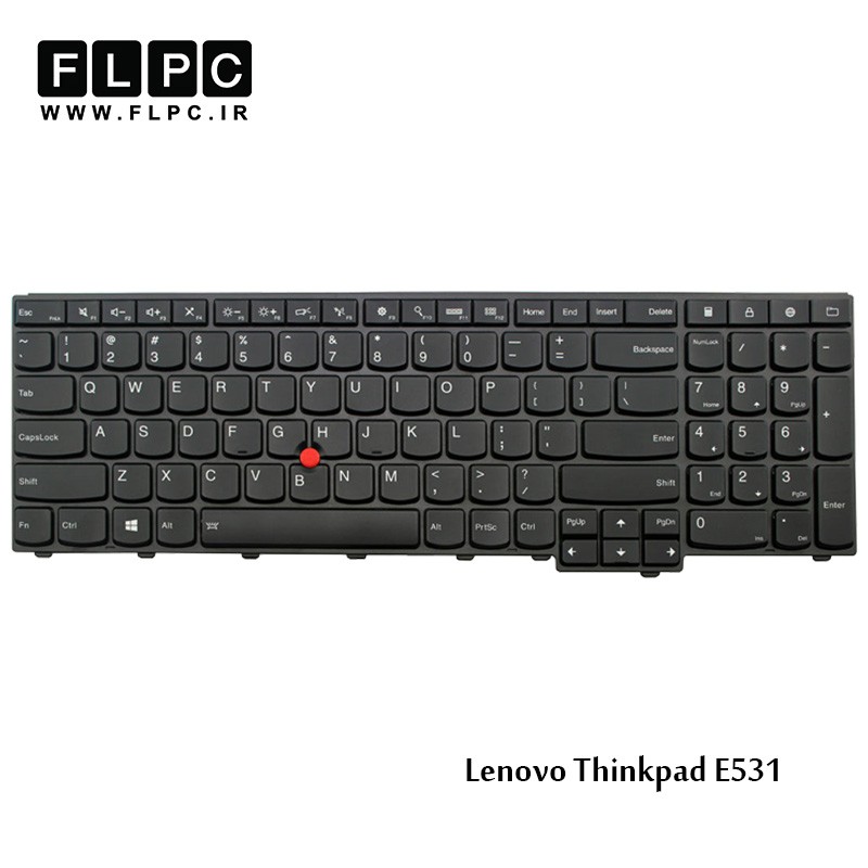 کیبورد لپ تاپ لنوو Lenovo Laptop Keyboard Thinkpad E531 مشکی-با موس-با فریم