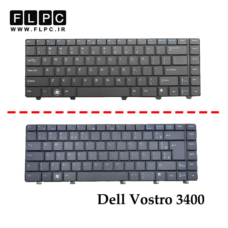 کیبورد لپ تاپ دل Dell Vostro 3400