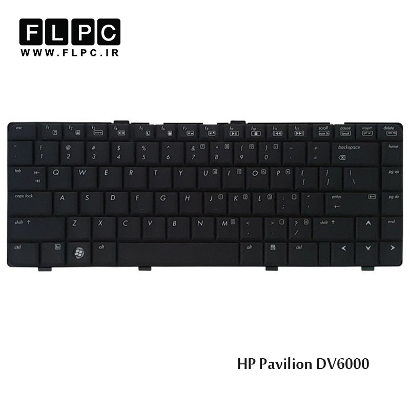 کیبورد لپ تاپ اچ پی HP Laptop Keyboard Pavilion DV6000 مشکی