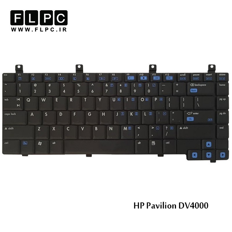کیبورد لپ تاپ اچ پی HP Laptop Keyboard Pavilion DV4000 مشکی