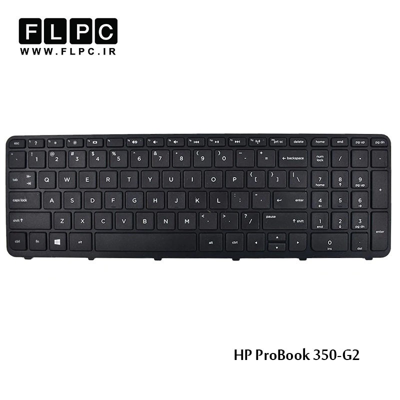 کیبورد لپ تاپ اچ پی HP ProBook 350-G2 مشکی- بافریم