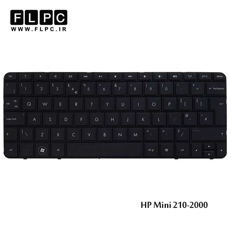 کیبورد لپ تاپ اچ پی HP Laptop Keyboard Mini 210-2000 مشکی