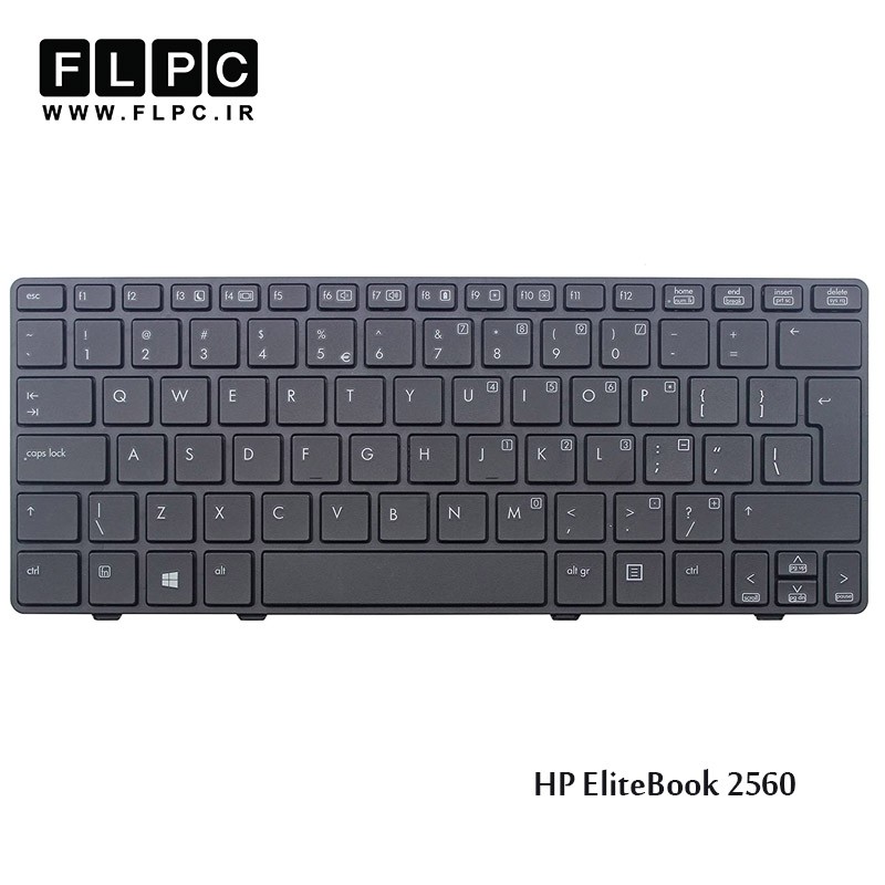کیبورد لپ تاپ اچ پی HP Laptop Keyboard 2560 مشکی-بدون موس-بافریم