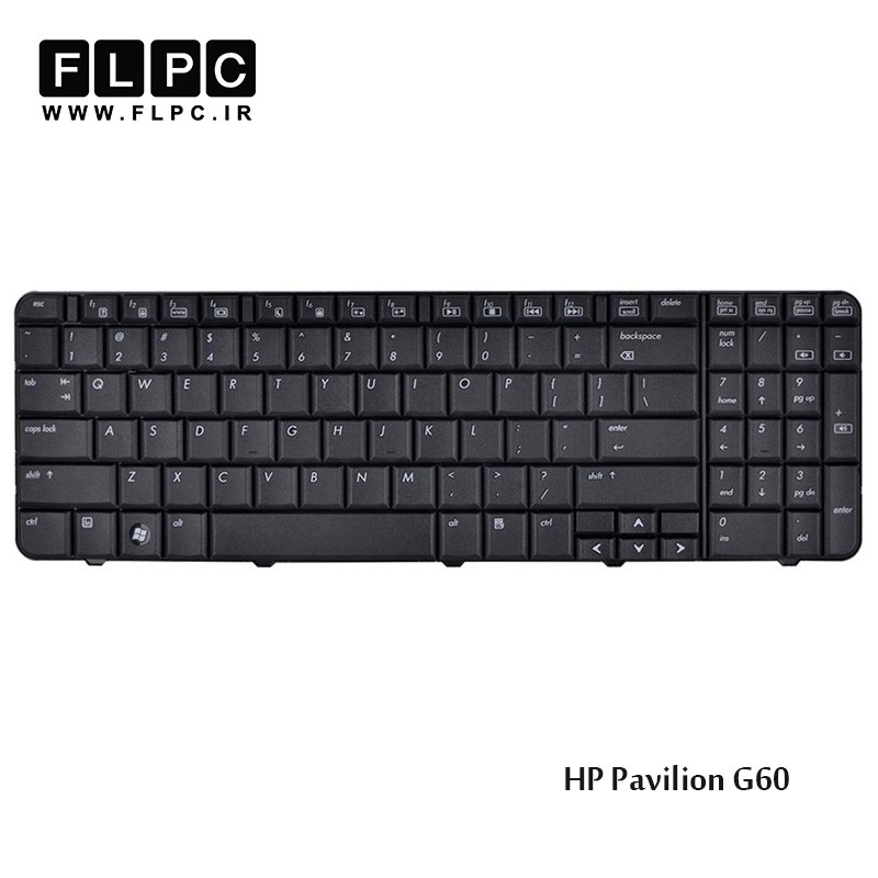 کیبرد لپ تاپ اچ پی HP Laptop Keyboard Pavilion G60 مشکی