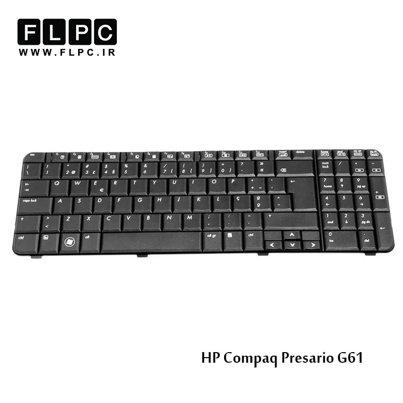 کیبورد لپ تاپ اچ پی HP laptop keyboard Compaq Presario G61 مشکی