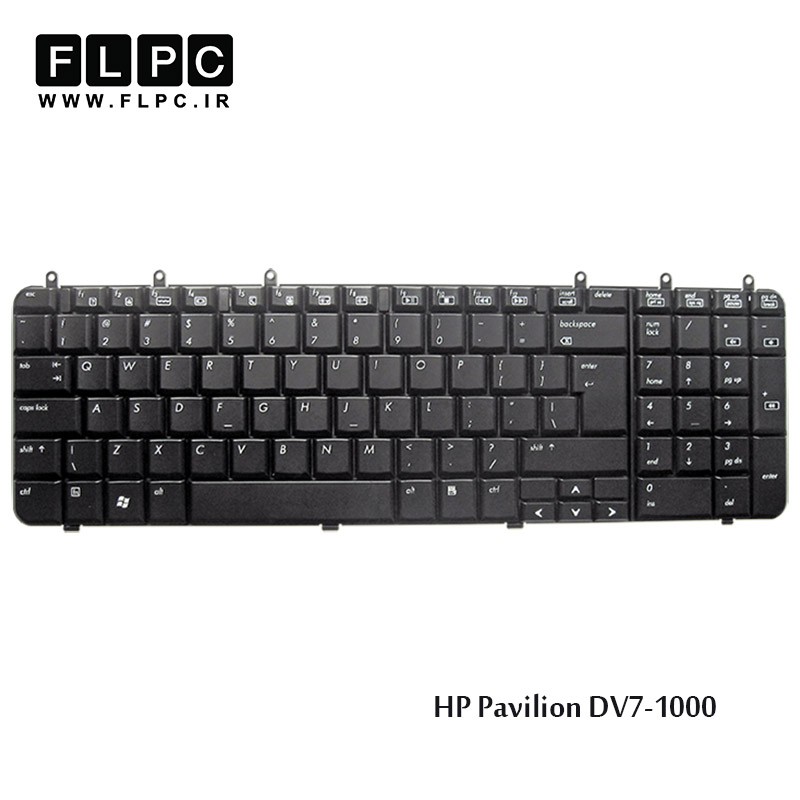 کیبورد لپ تاپ اچ پی HP Laptop Keyboard Pavilion DV7-1000 مشکی