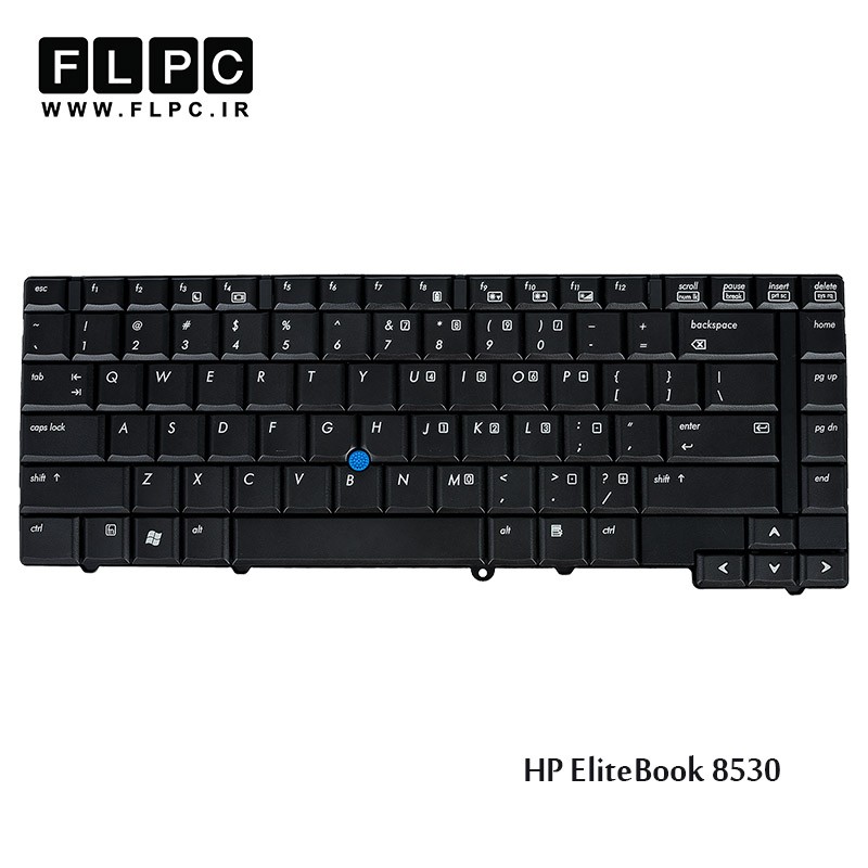 کیبورد لپ تاپ اچ پی HP Laptop Keyboard EliteBook 8530 مشکی-باموس