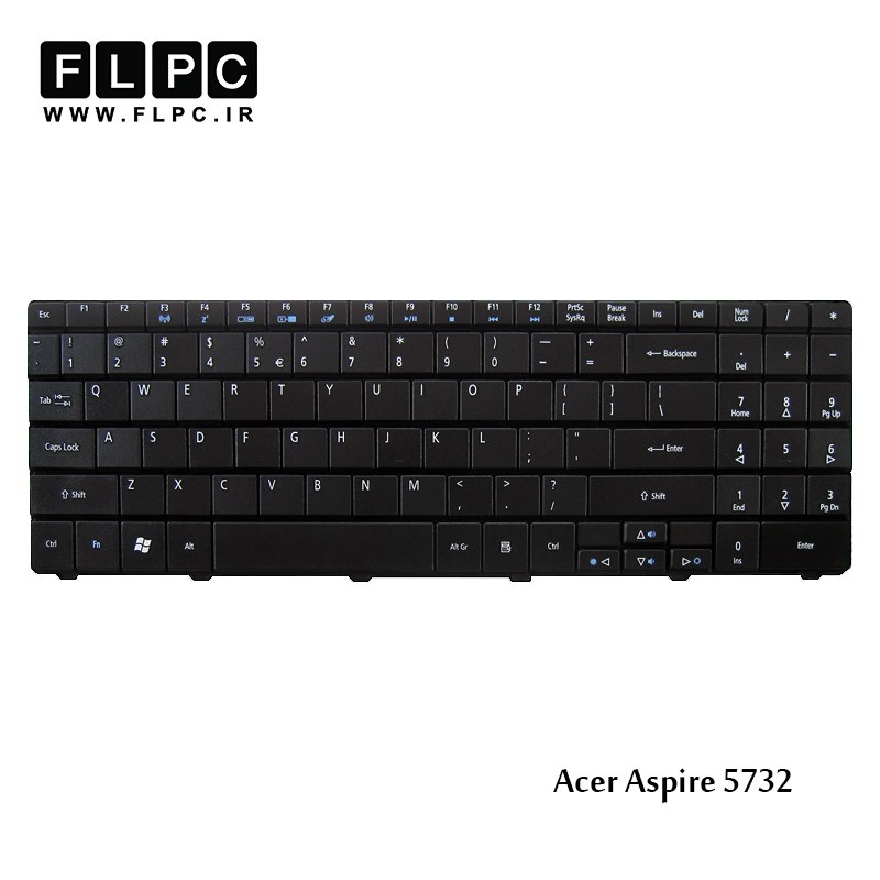 کیبورد لپ تاپ ایسر مشکی Acer Laptop Keyboard Aspire 5732