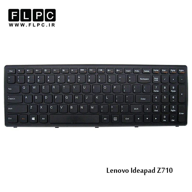 کیبورد لپ تاپ لنوو Z710 مشکی Lenovo IdeaPad Z710 Laptop Keyboard