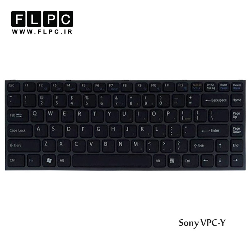 کیبورد لپ تاپ سونی Sony Laptop Keyboard VPC-Y مشکی-بافریم