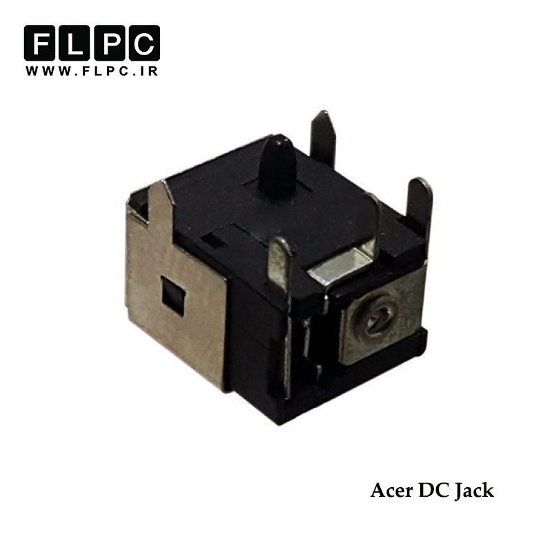 جک برق لپ تاپ ایسر خوابیده 5 پایه از کنار  Acer DC Jack Laptop FL003