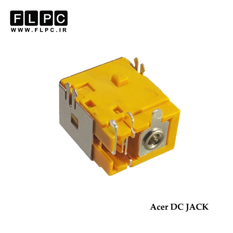 جک برق لپ تاپ ایسر خوابیده 5 پایه از وسط Acer Laptop DC Jack FL123
