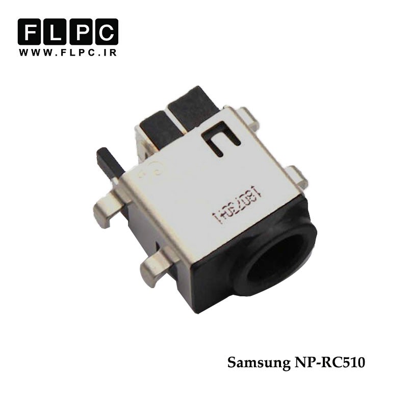 جک برق لپ تاپ سامسونگ لای برد 7پایه از وسط Samsung Laptop DC Jack Inside PCB FL233