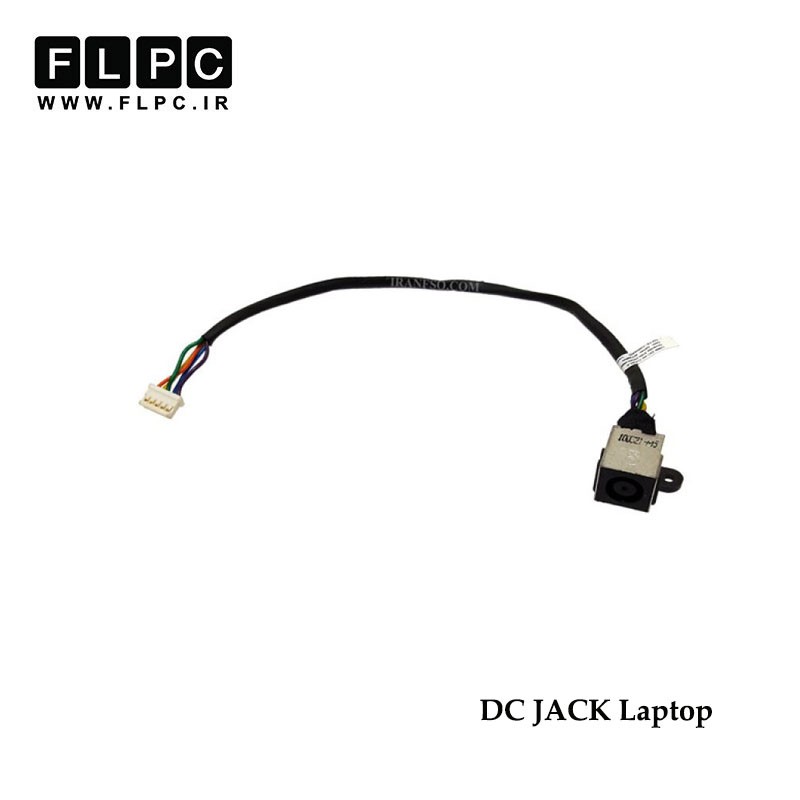 جک برق لپ تاپ با کابل DC Power Jack FS218
