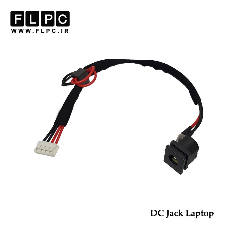 جک برق لپ تاپ با کابل DC Power Jack FS402