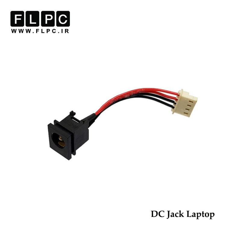 جک برق لپ تاپ با کابل DC Power Jack FS406