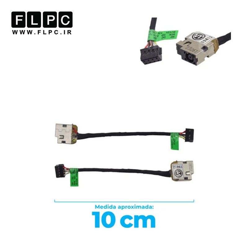 جک برق لپ تاپ اچ پی HP Pavilion 14-K 10cm _FL688 با کابل