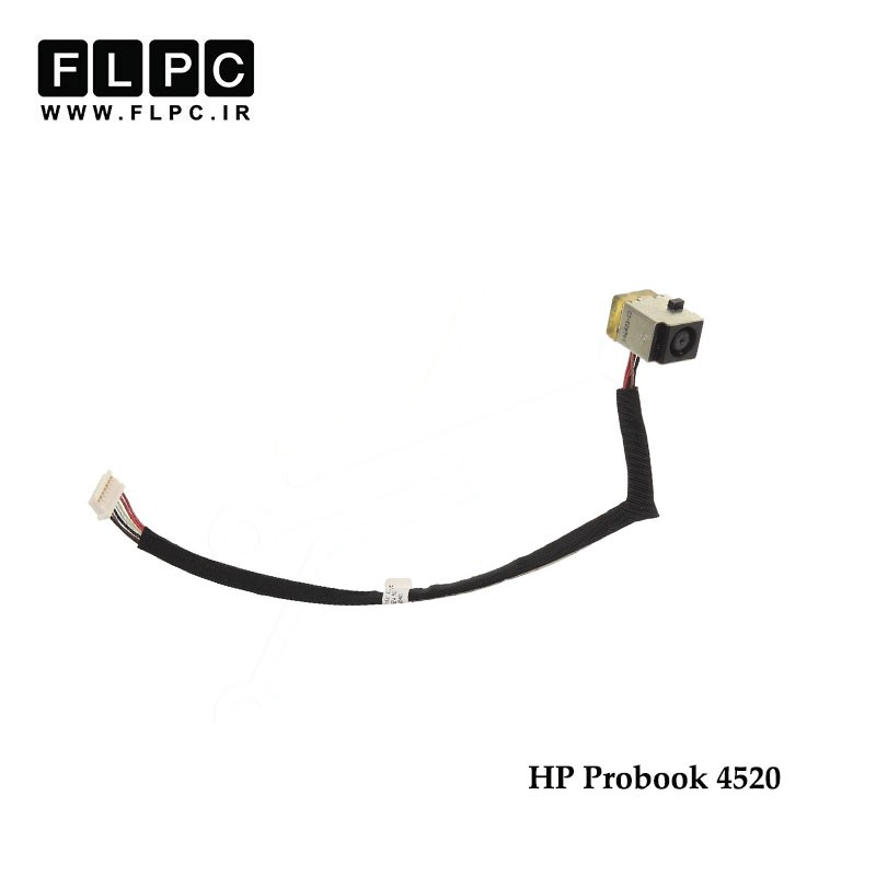 جک برق لپ تاپ اچ پی با کابل HP DC Power Jack Probook 4520