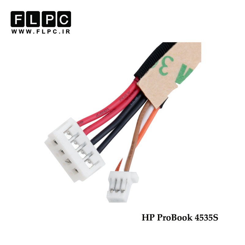جک برق لپ تاپ اچ پی با کابل HP Laptop DC Jack Cable Probook 4535S